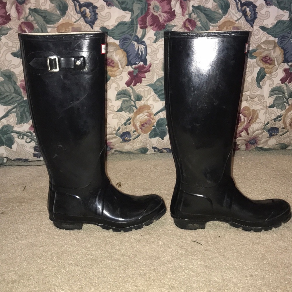 Hunter Tall Rain-boots Black - Picture 3 of 8